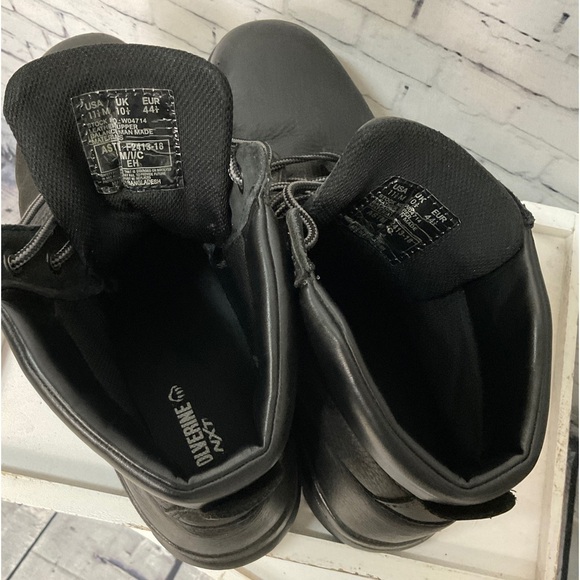 New! Wolverine Black Steel Toe Leather Work Boots Shoes F2413-18 Mens Size 11.5 - Picture 7 of 9